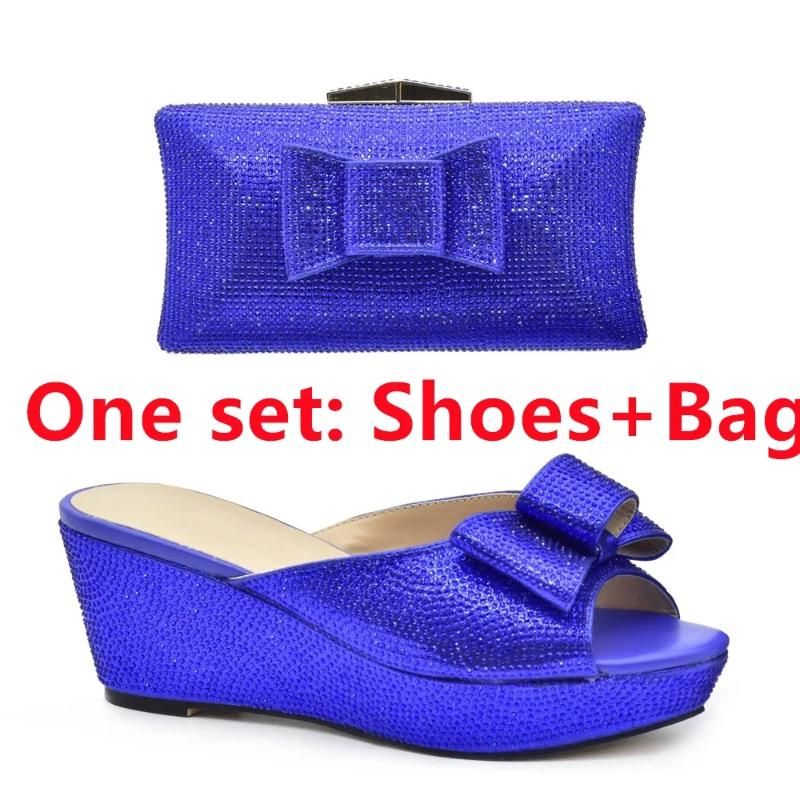 Blue Shoe and Bag