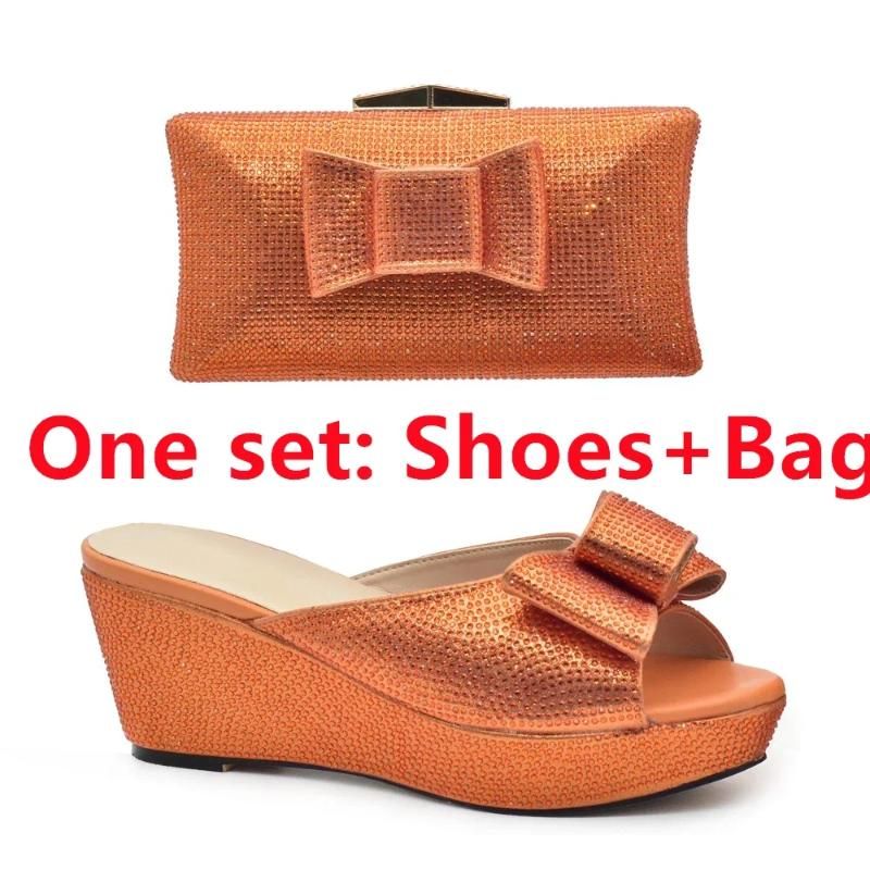 Orange Shoe and Bag