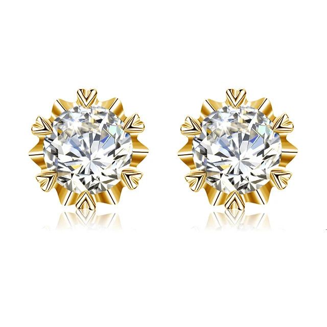 Yellow Gold Plated-1.5ct Vvsi1 7.5mm