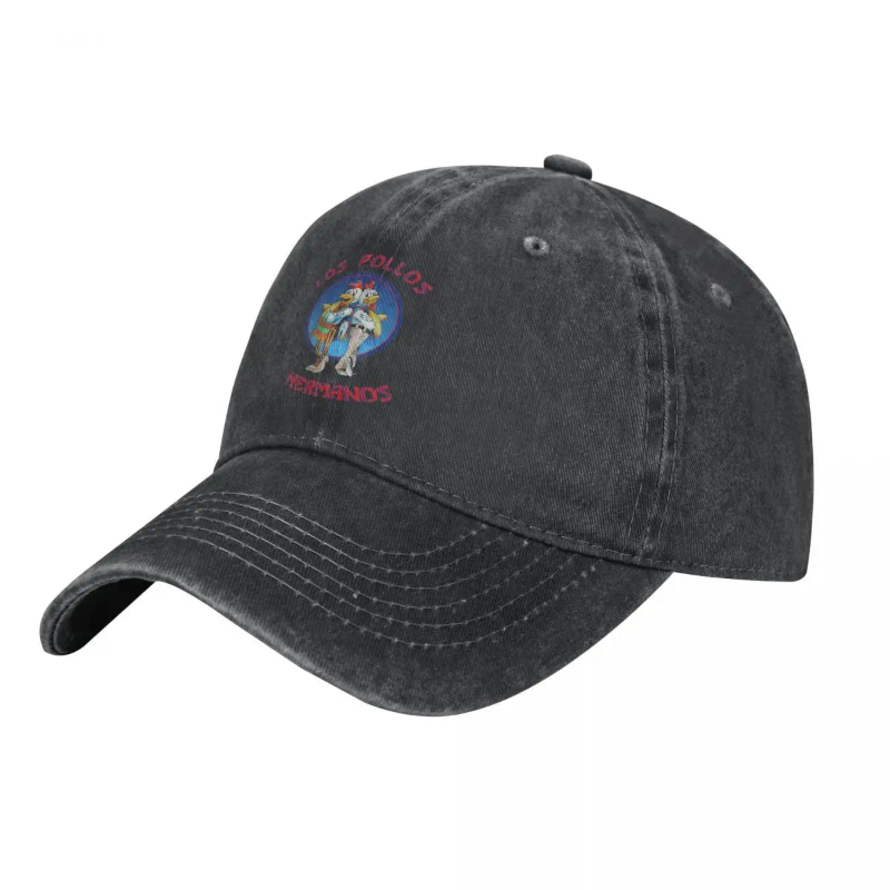 Ball Caps Los Pollos Hermanos Men Women Baseball Cap Breaking Bad Distressed Cotton Hat Retro Outdoor All Seasons Travel_voghion.com