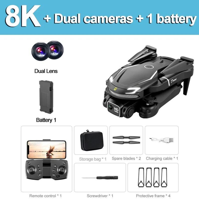 Color:Black-8K-battery-1