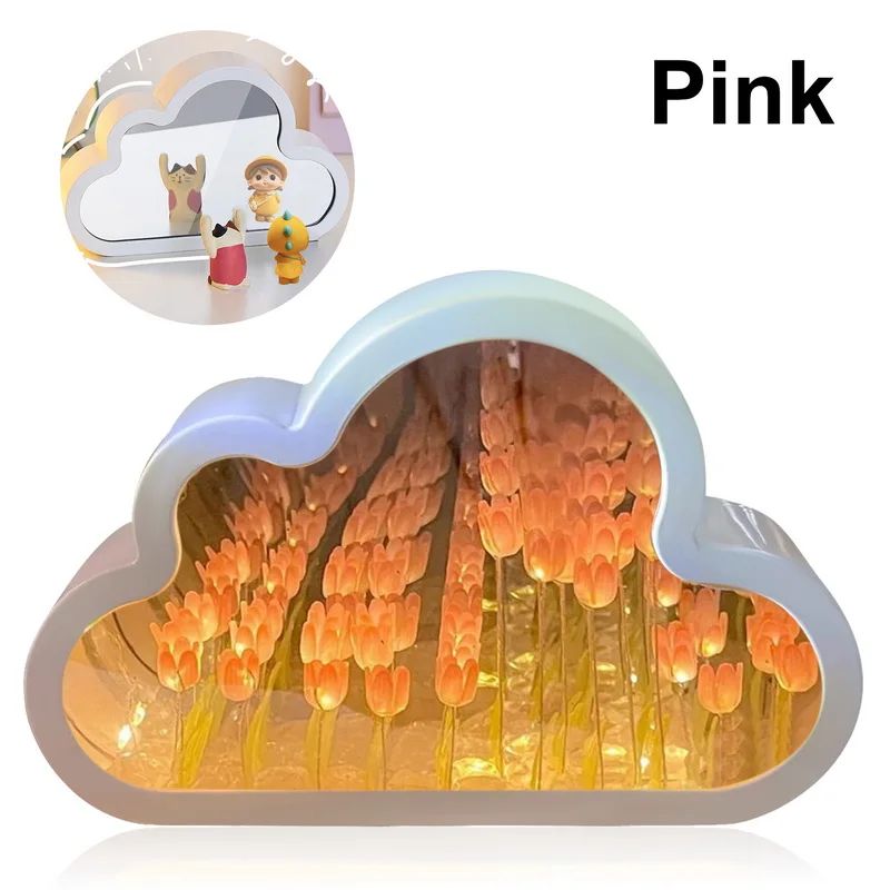 Färg: rosa hav av moln