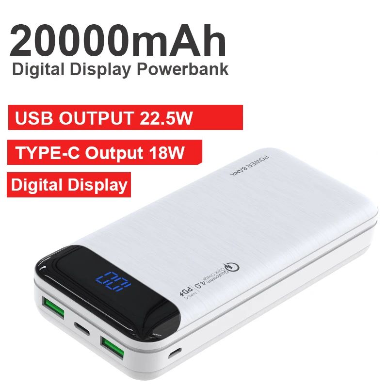 Kolor: White 20000 mAh