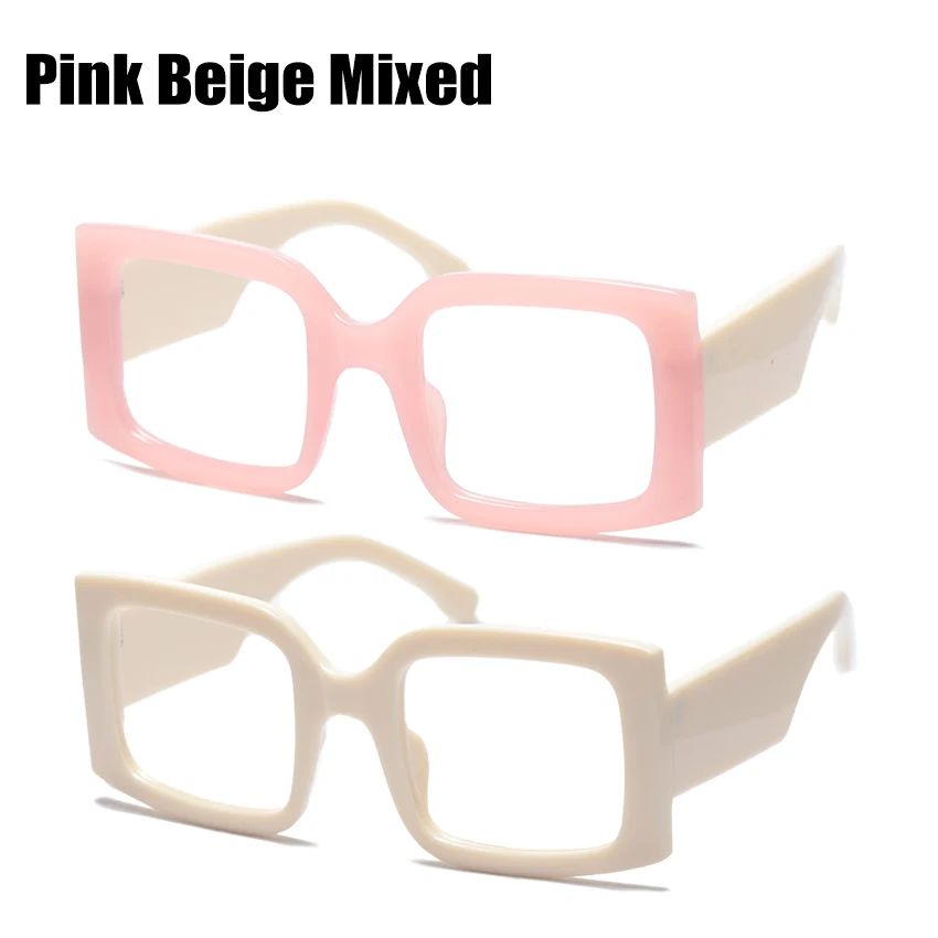 Frame Color:Pink Beige Mixed