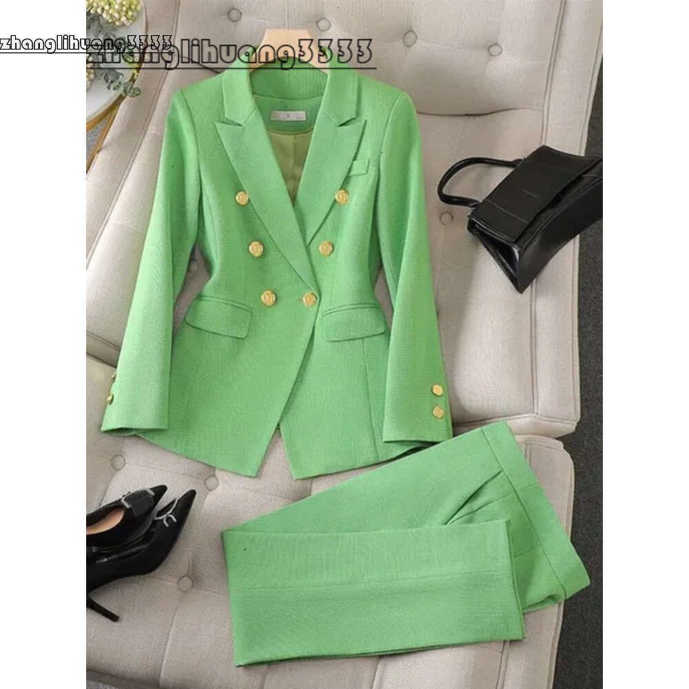 Green Pant Suit