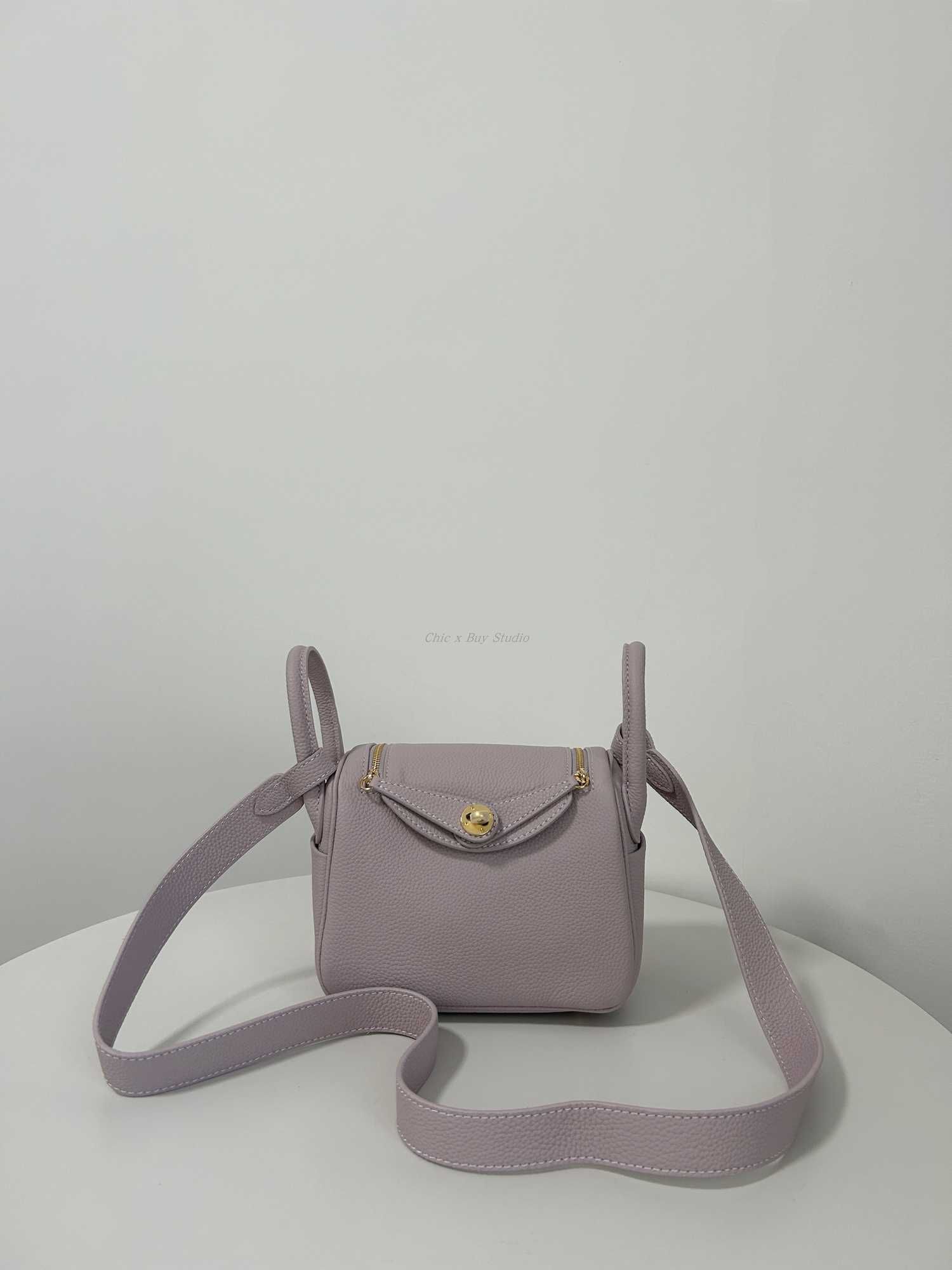 Mini Light Purple Silver Buckle