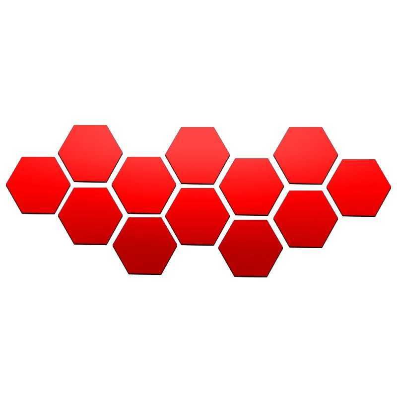 12pcs red-s 80x70x40mm