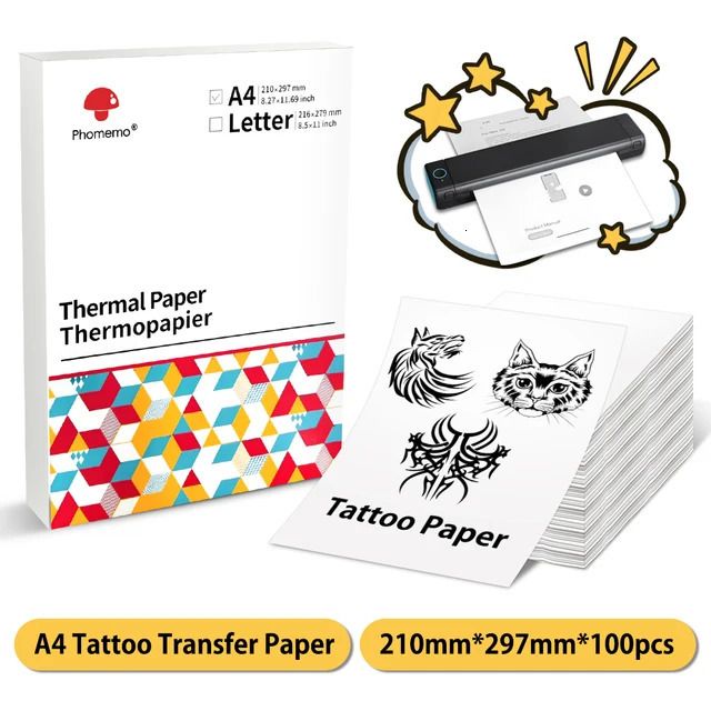 A4 -tatueringspapper