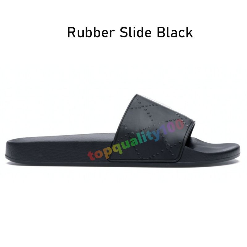 06 Rubber Slide Black