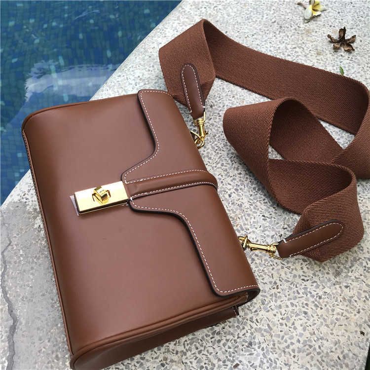 Vintage Brown Glossy Calf Leather in