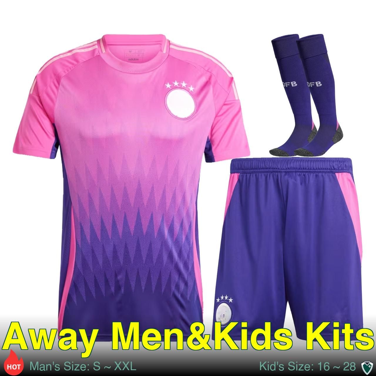 Away Fans Kits(Man+Kid)