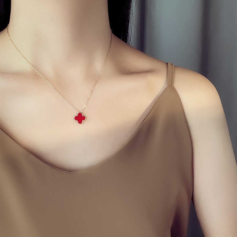 Pendentif rouge - Or 18 carats