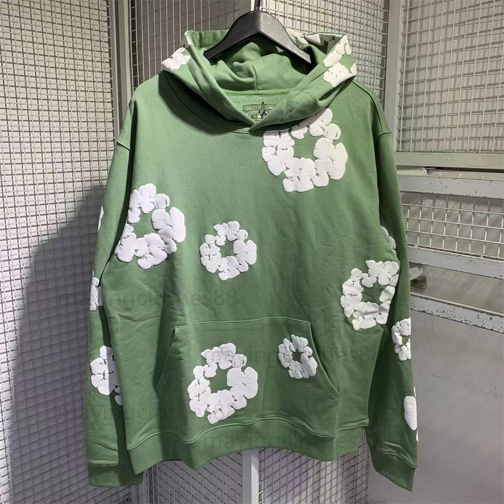 Green hoodie