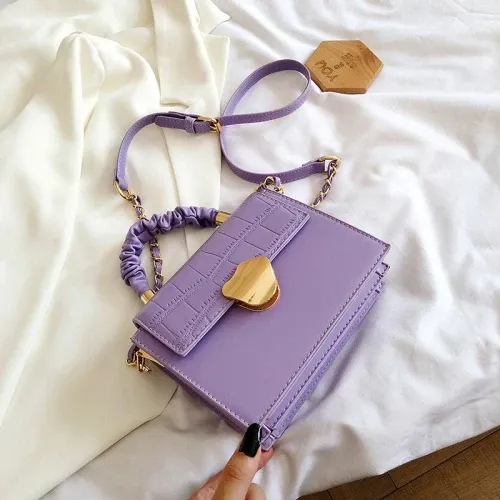 Purple Shoulder Bags