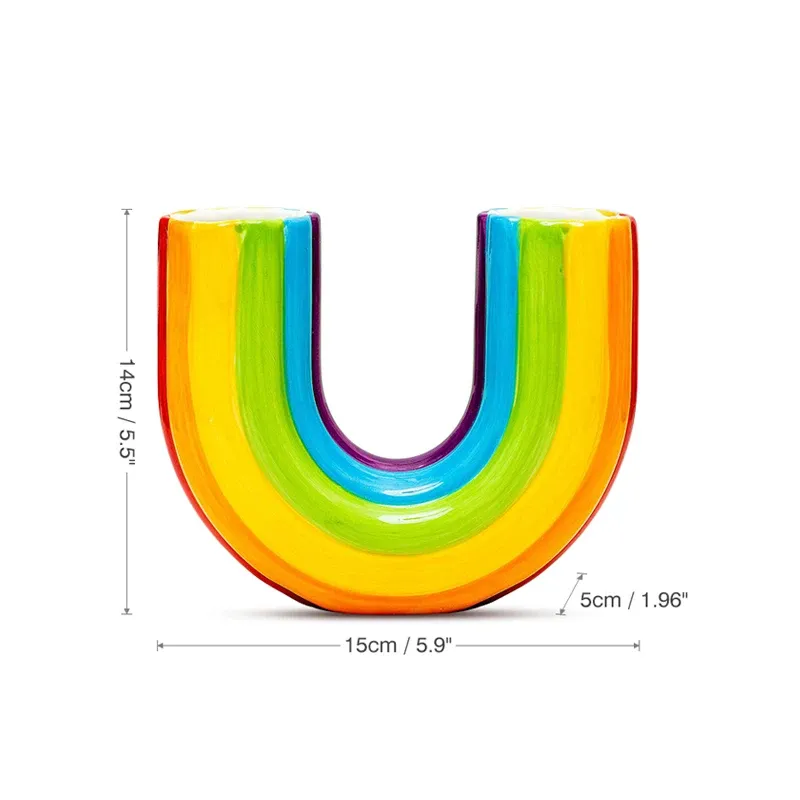 Vase arc-en-ciel de la République tchèque