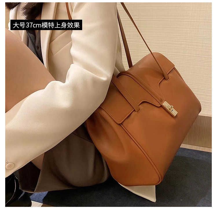 Brown Large 38cm Tote Bag