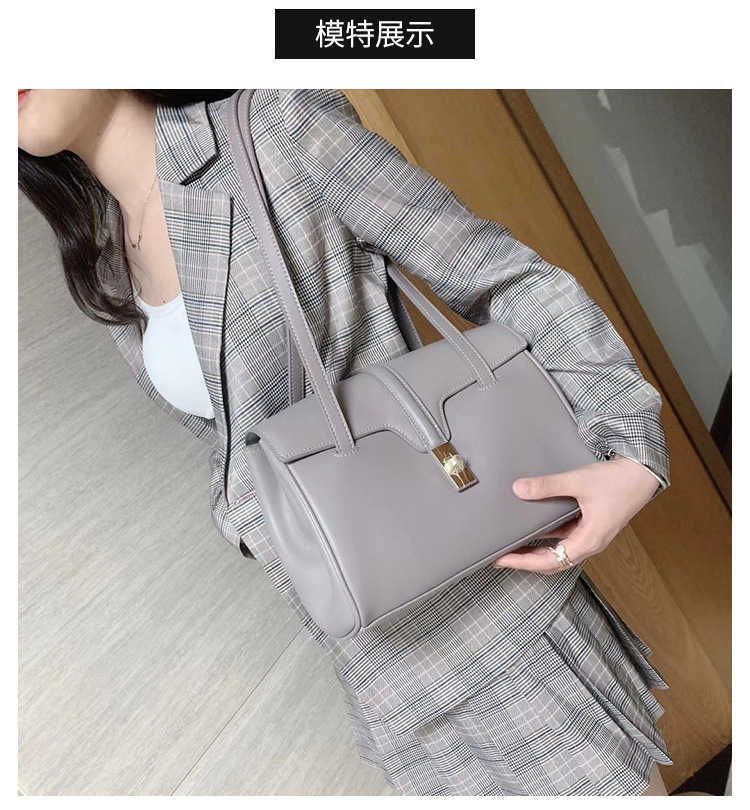 Gray Medium 33cm Tote Bag