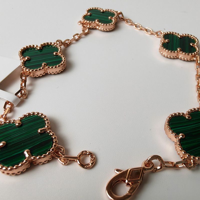 Green Rose Gold Hardware