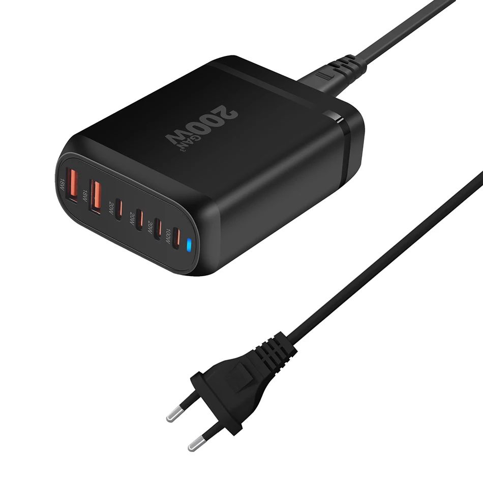 Тип подключения: eu plug black