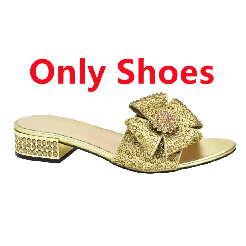 Gold Only Shoes