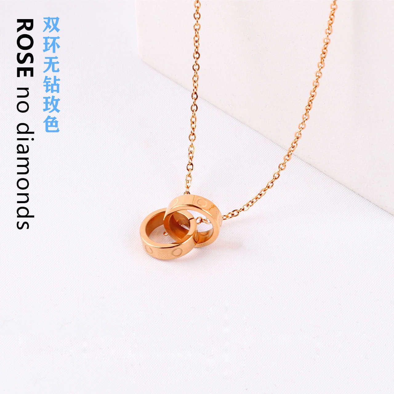 Rose x kajia double ring diamant gratuit