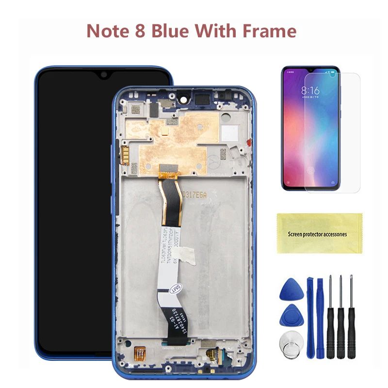 Color:Note 8 Blue Frame