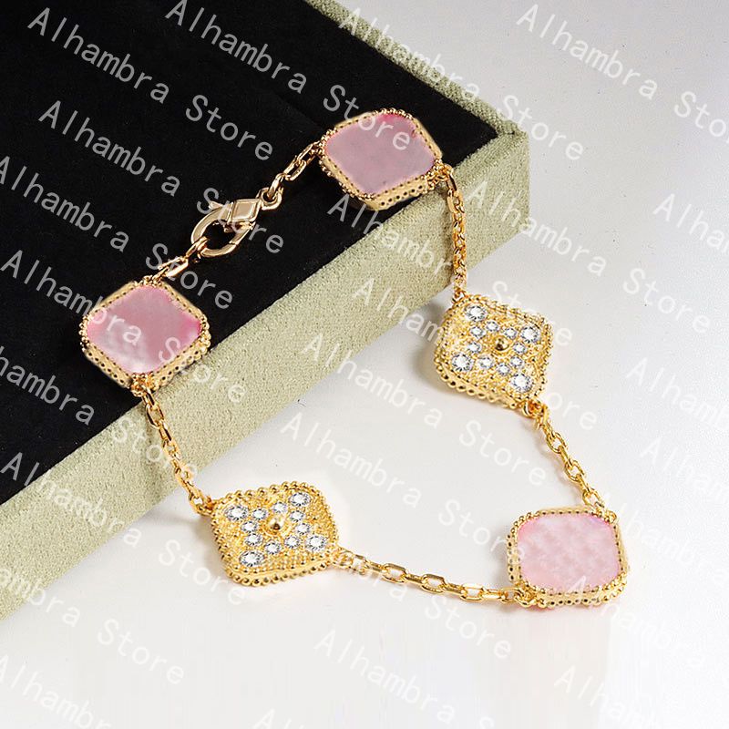 Pink Mother of Pearl - Gold - Spacer