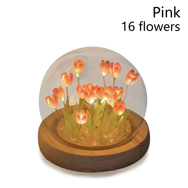 Färg: Pink-16 blommor