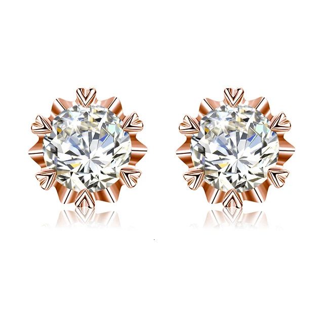 Rose Gold Plated-3.0ct Vvsi1 9.0mm