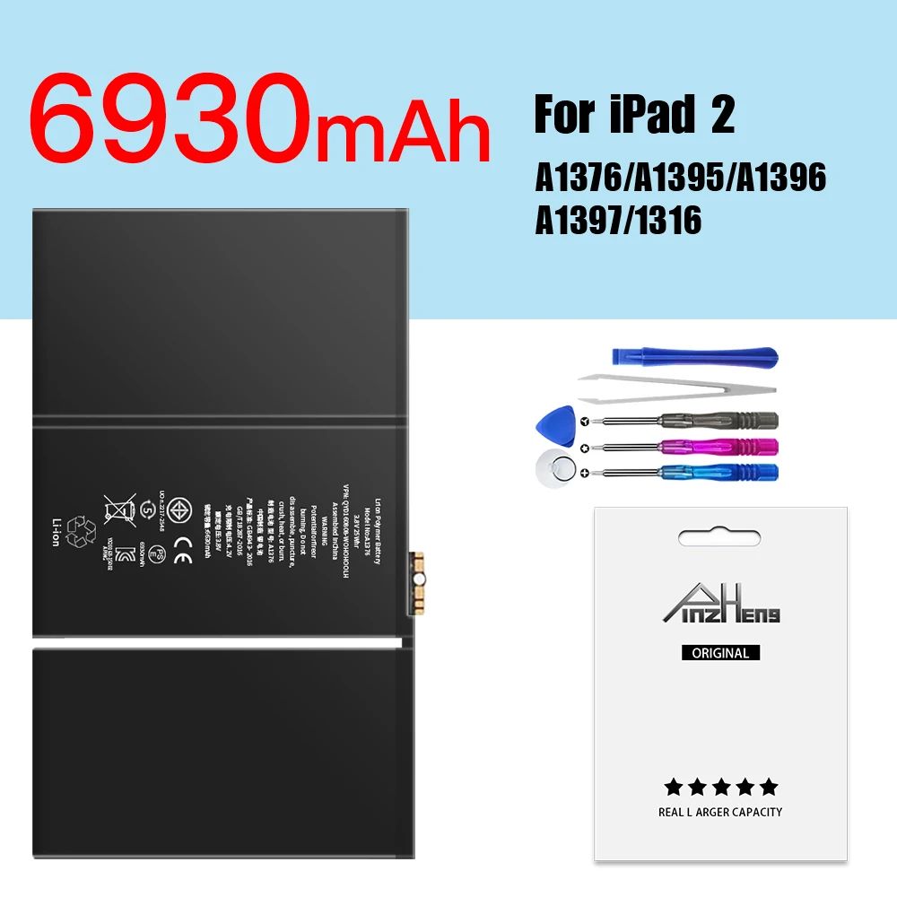 6930 mAh para iPad 2