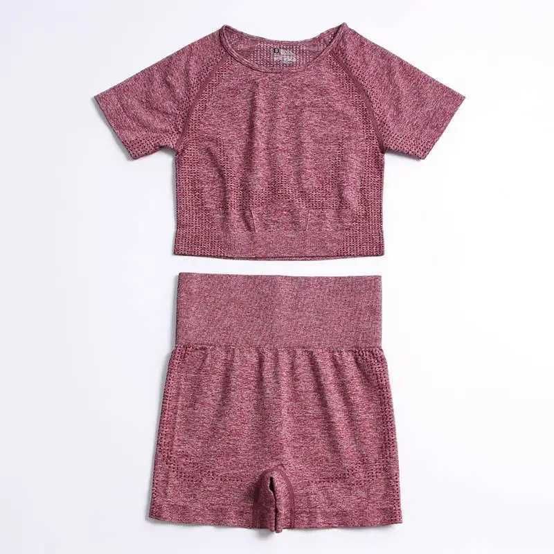 C6(wine Shorts Set)