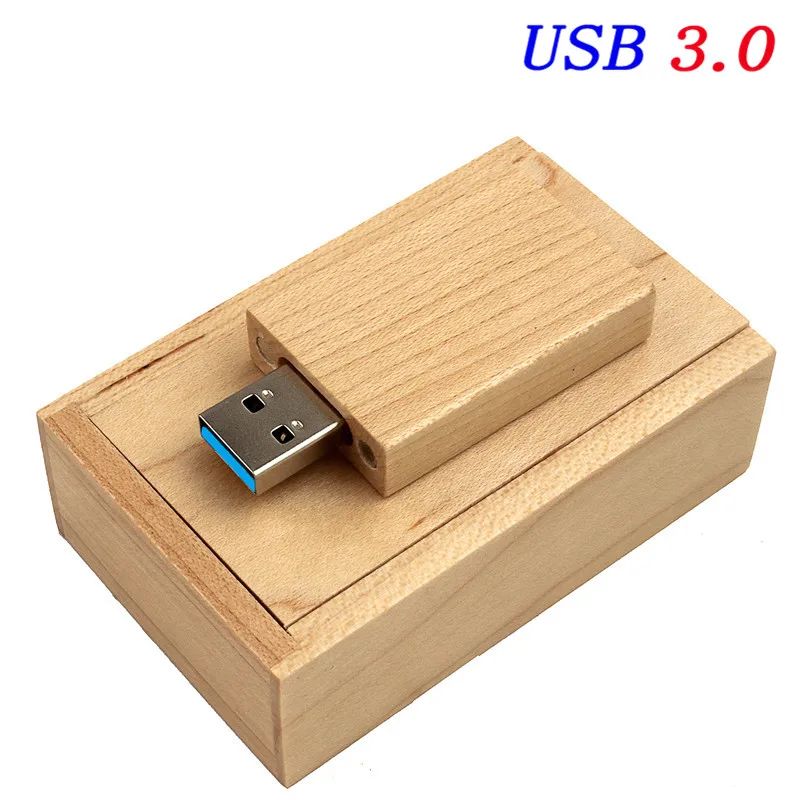 128 GB-MAPLE WOOD MED BOX