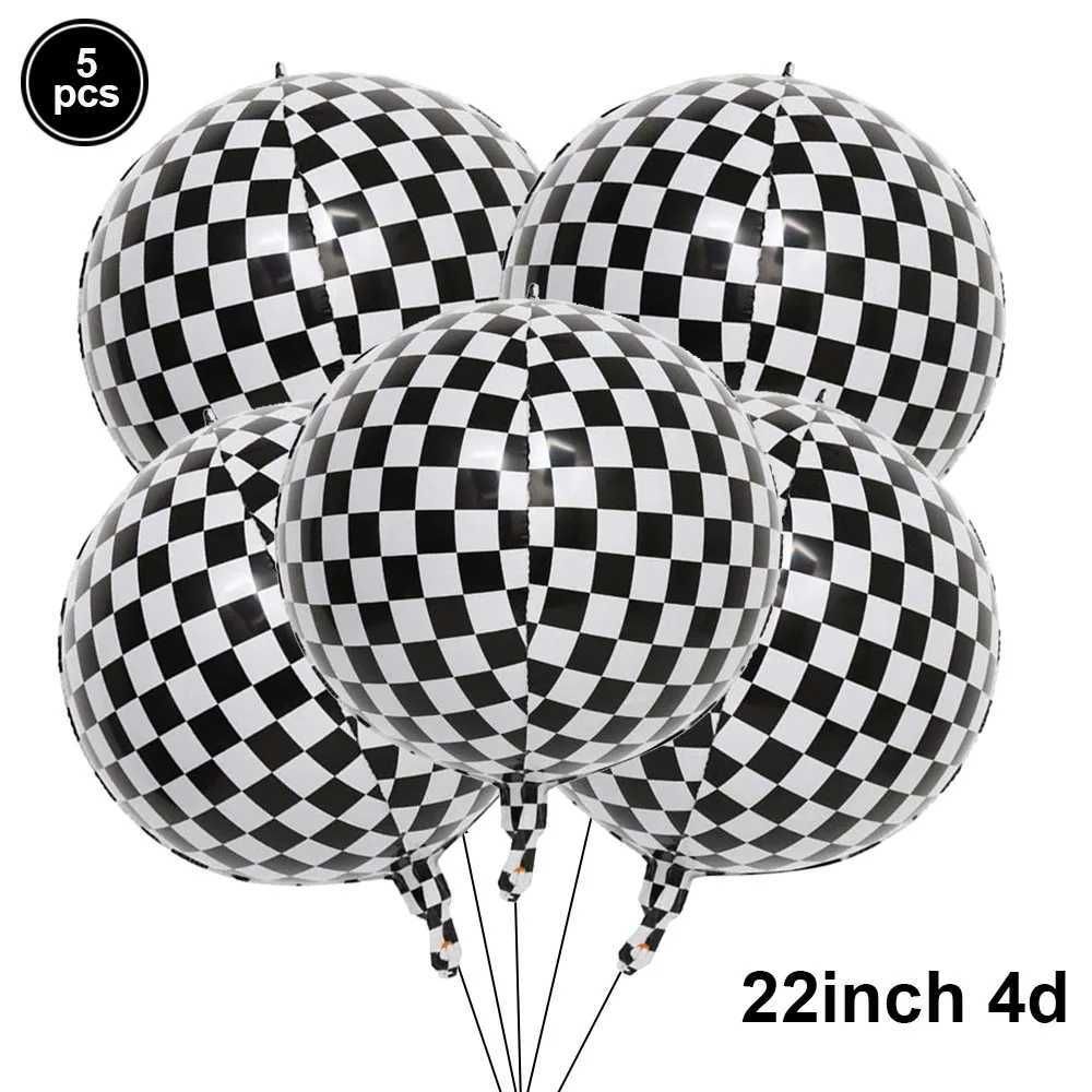 4DCHECKERED بالون