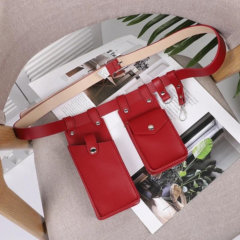 Red belt bag