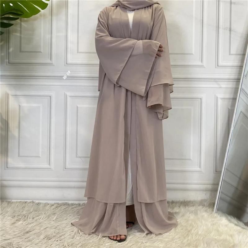 L Apricot abaya only