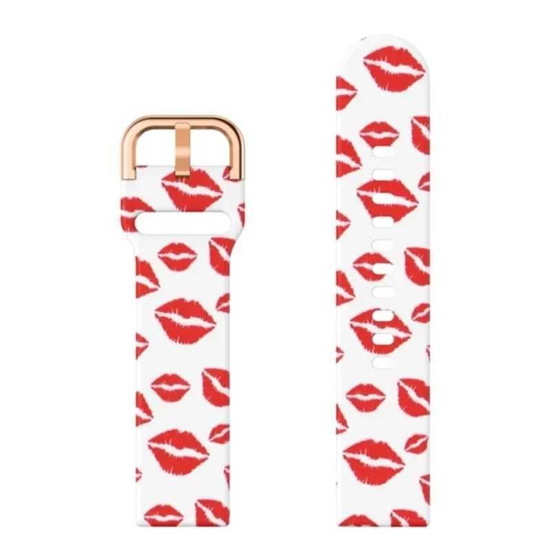 11 Red Lips-22mm Watchband