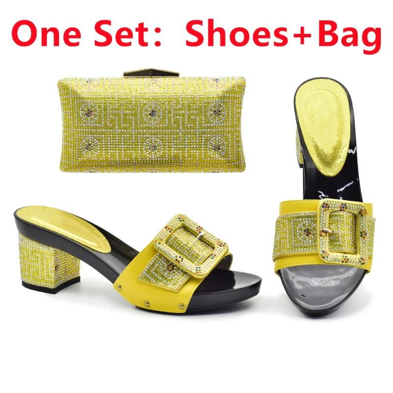 Yellow Shoes and Bag