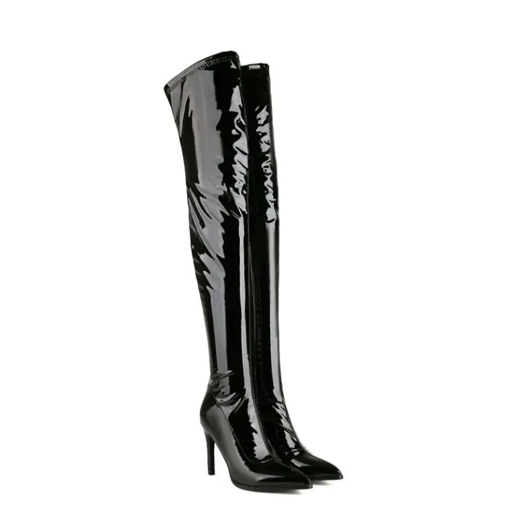 7cm Heel Gloss Black