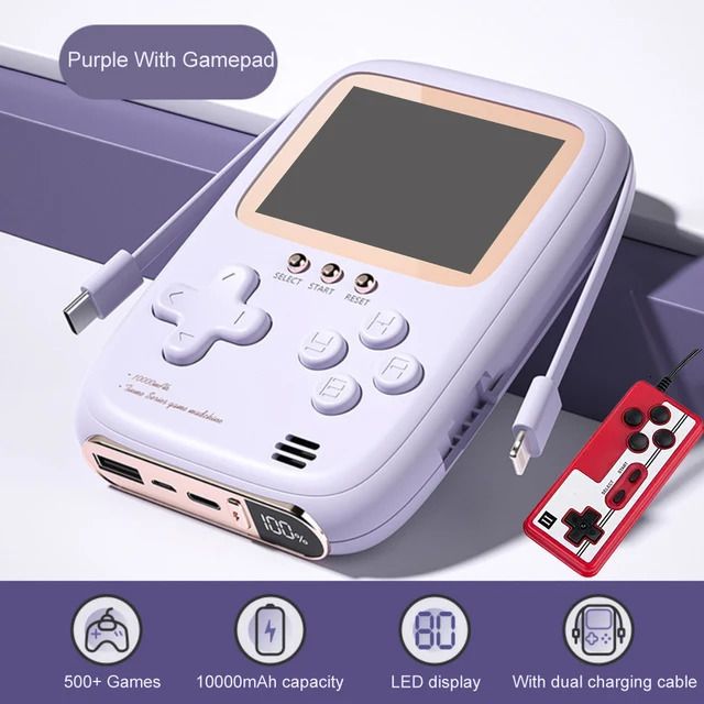 Roxo com Gamepad