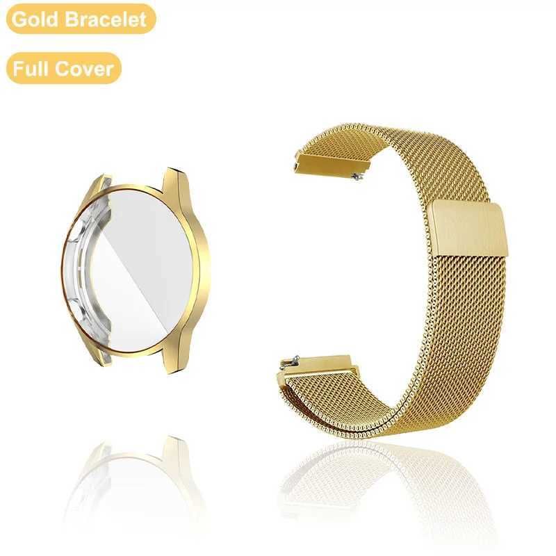 Gold Watch Strap-lämplig för GT 4 46mm
