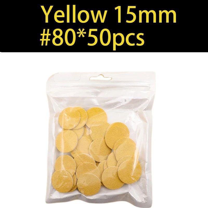 Color:Yellow 15mm 80 50ps