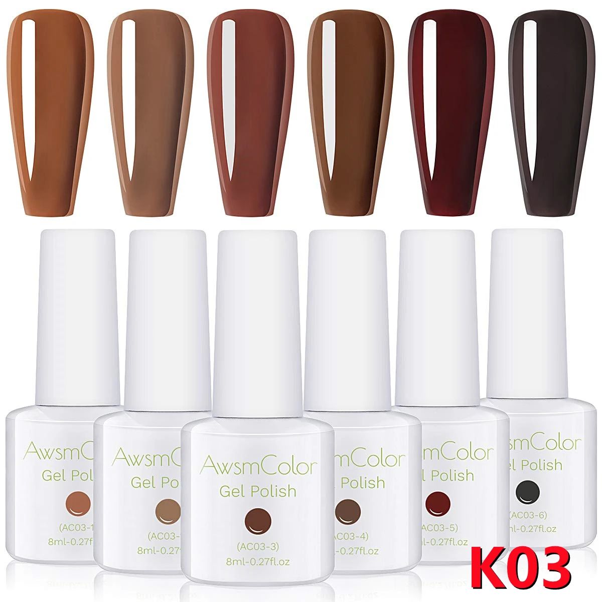 Kleur: K03 Brown Polish