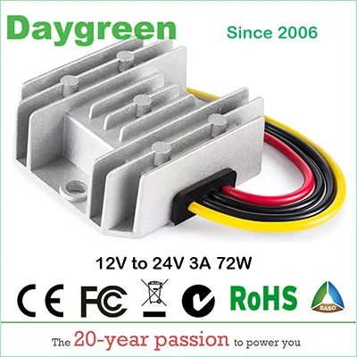 12V till 24V 3A 72W