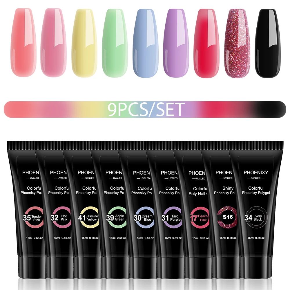 Kolor: 9pcs Gel Gel Set4