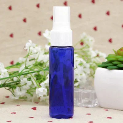 Garrafa azul de 30 ml