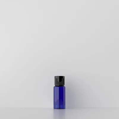 15 ml blaue Flasche schwarz