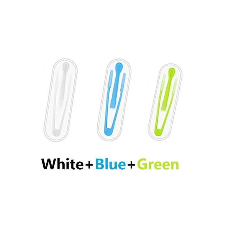 Biały niebieski zielony