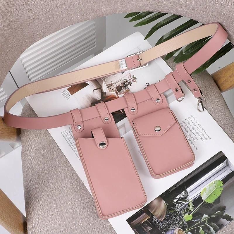 Pink belt bag