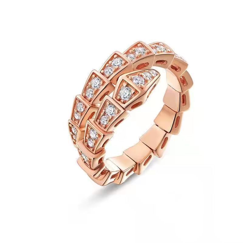 style7 rose gold&Half with diamonds