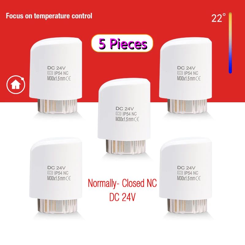 5 piezas 24V NC